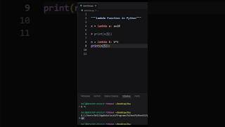 Lambda Function in Python Explained in 30 Seconds! 🐍