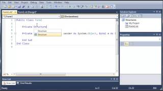 Visual Basic Tutorial 68 Structures