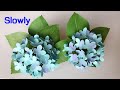 ABC TV | How To Make Easy Hydrangea Paper Flower | Flower Die Cuts (Slowly) - Craft Tutorial