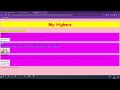 Higher WDD Lesson 5 - Implementation - CSS Float and Clear