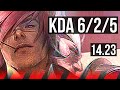 SETT vs DARIUS (TOP) | 1100+ games, 6/2/5 | KR Master | 14.23