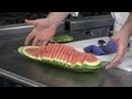 How to Slice Watermelon With a Knife : Cooking Tips