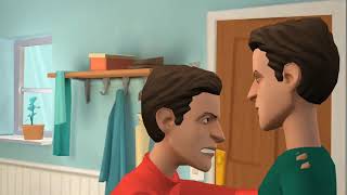 If Boris and Classic Caillou was grounded forever (Plotagon)