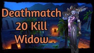 Widowmaker popping off 20 kill game - Overwatch Team Deathmatch