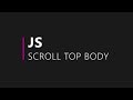 How to scroll to top of page with JavaScript