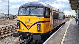 GBRf class 69 | 69003 erupts out of Eastleigh 01/09/2022