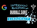Bubble Sort - Coding Interview Question - JavaScript