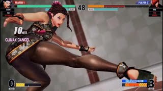 KOF15　ルオン　美脚から繰り出されるクライマックスコンボ