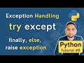 Exception Handling in Python | TRY EXCEPT in Python | Python Tutorial for Beginners #8