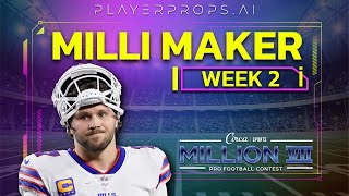NFL Spreads Week 2 Strategy | 2025 Circa Million $1,000,000 WINNER