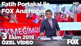 4 aydır maaş alamıyorlar... 3 Ekim 2019 Fatih Portakal ile FOX Ana Haber