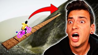 BIKING OVER THE CRAZIEST BRIDGE! (Descenders)