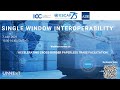 Webinar on Single window interoperability, 7 July 2021