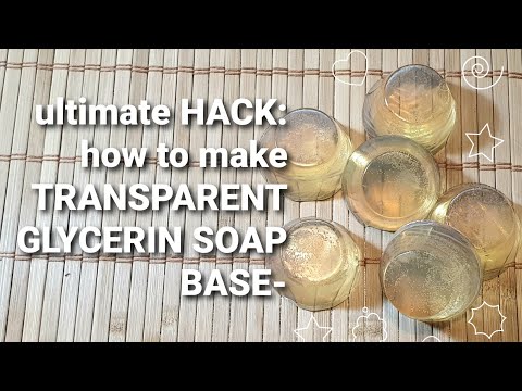 Is glycerin soap transparent?
