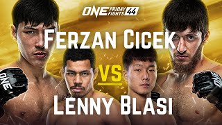 Ferzan Cicek🇹🇷 vs Lenny Blasir🇮🇹: ONE Friday Fights 44 - Boxing 4K