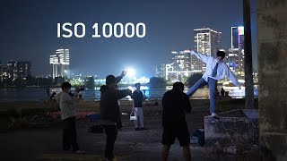 Quay chụp đêm với ISO 10000 trông ra sao?