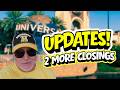 Updates! More Closing and Change at Universal Studios