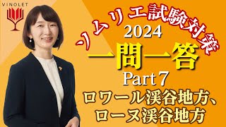 【2024年度】第7回ヴィノテラス ソムリエ・ワインエキスパート一次試験対策講座補講  ロワール渓谷地方、ローヌ渓谷地方