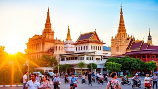 🇱🇦 Vientiane, Laos: Walk Through the Laid-Back Capital \u0026 Timeless Temples of Laos 🏛️🌿