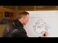 Dav Pilkey draws Captain Underpants