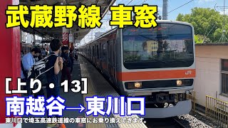 武蔵野線 車窓［上り・13］南越谷→東川口