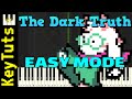 The Dark Truth [Deltarune: Chapter 2] by Toby Fox - Easy Mode [Piano Tutorial] (Synthesia)