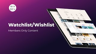 Watchlist / Wishlist in Wix | Wix Velo | Wix Dev