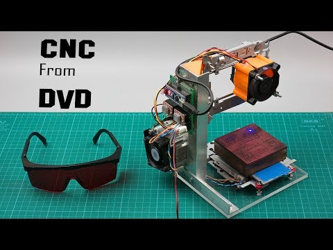 DIY Arduino based CNC laser engraver from DVD drive DIY Arduino based CNC laser engraver from DVD drive