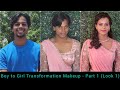 Boy to Girl Transformation Makeup Part 2 Look 1 #Reception Look #Makeup Tutorial #bridalmakeup