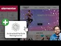 Elementor - Animated Interactive Particle Effect (NO PLUGIN)