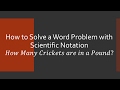 How to Solve a Word Problem with Scientific Notation