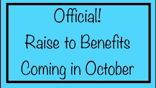 Official! Raise to Monthly SNAP Benefits Coming in October