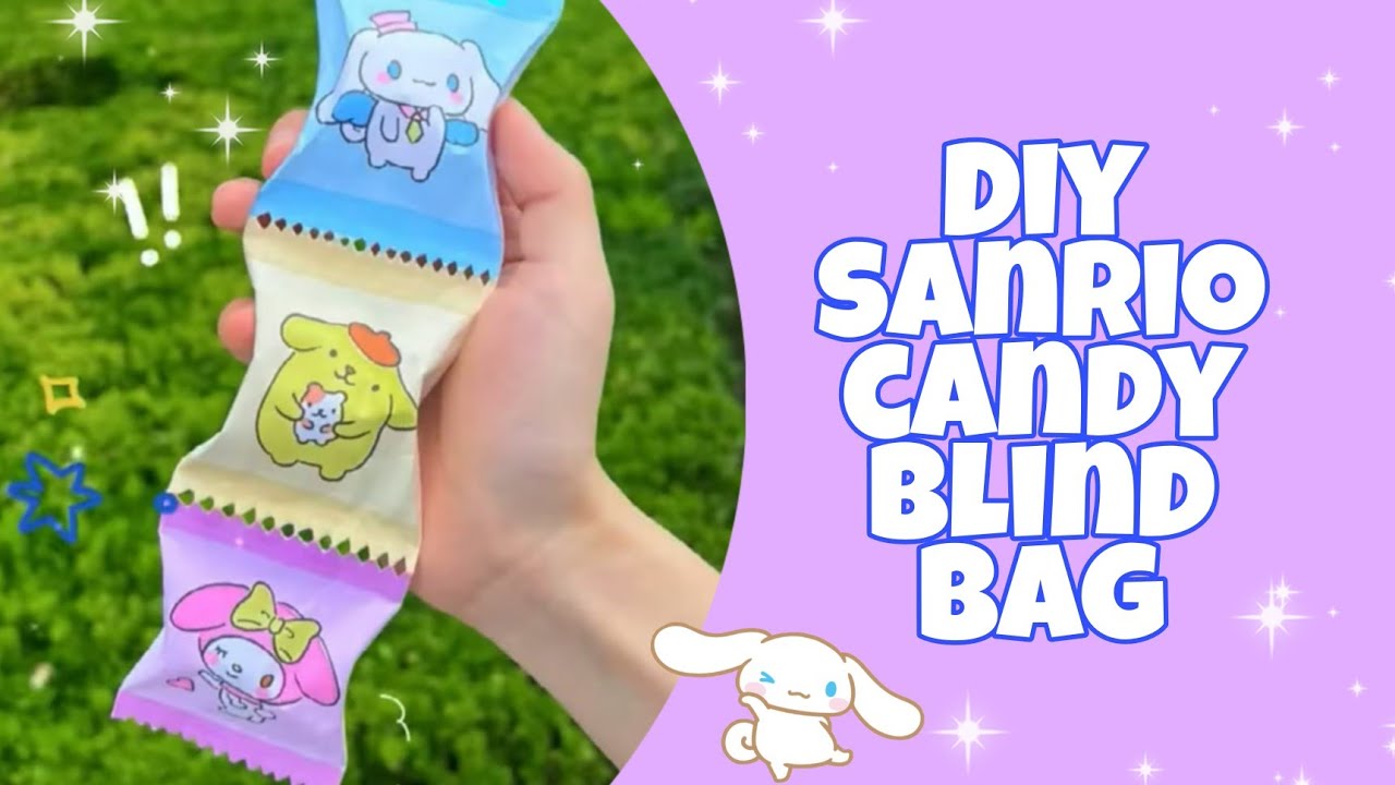 Diy Candy Blind Bag/sanrio Paper Craft/diy Paper Gift/chocolate Gift ...