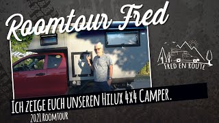 Toyota Hilux Extra Cab mit autarker Wohnkabine - Roomtour. Wir zeigen euch unseren FRED.