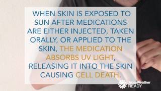 How certain medications cause sun-sensitivity