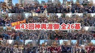 【浦和まつり】第43回神輿渡御　全26基