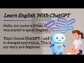 Learning English With ChatGPT|A Beginner’s Step-by-Step Guide ✅| Easy Reader| Speak English#chatgpt