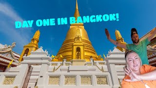 DAY ONE IN BANGKOK | Hair braiding | Massage | Wat Bowonniwet Vihara Temple