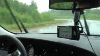 Saab 9-5 on the Test Track