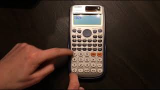 Converting from Degrees to Radians on a Casio Scientific Calculator