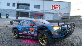 HPI RS4 Sport 3 - Custom rally build bashing on parking lot with Hobbywing 10,5 motor