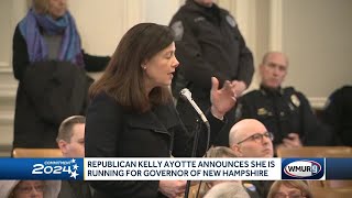 Republican Kelly Ayotte announces she is running for governor of New Hampshire