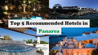 Top 5 Recommended Hotels In Panarea | Best Hotels In Panarea