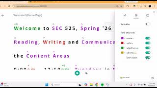 Canvas Immersive Reader Tutorial
