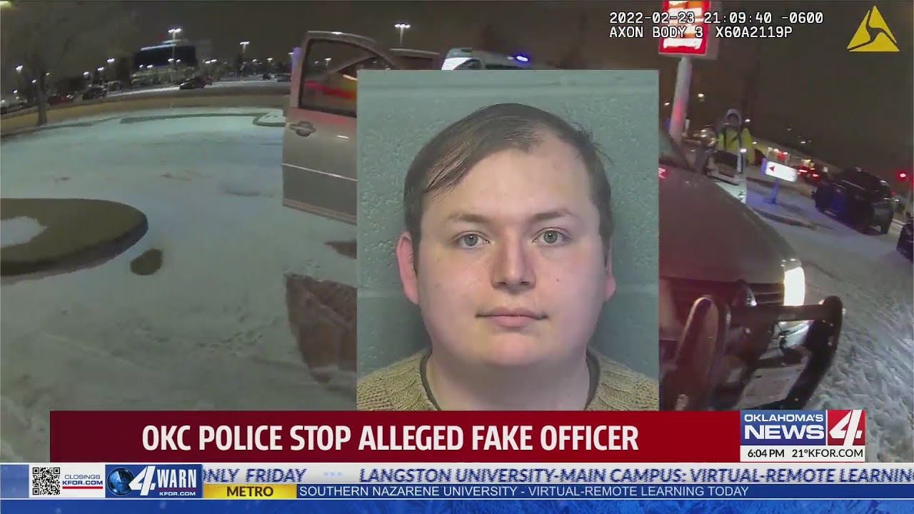 Oklahoma City Police Arrest Man For Impersonating Officer Youtube
