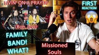 LIVIN' ON A PRAYER (Bon Jovi) Missioned Souls family band cover | Richards Infinity Reacts