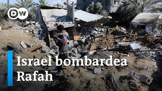 El Ejército israelí ataca la ciudad del sur de Gaza colapsada por refugiados palestinos