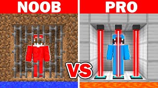 Minecraft NOOB vs PRO: LA PRISIÓN MÁS SEGURA en RETO DE CONSTRUCCIÓN