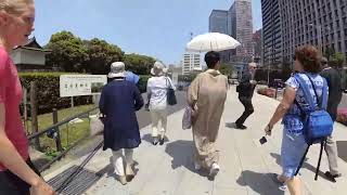 Running the Imperial Palace in Tokyo, Chiyoda Ward, Japan