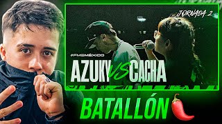 GAZIR reacciona a AZUKY vs CACHA en FMS MÉXICO 🇲🇽